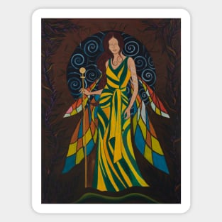 Virgo Fairy of the Zodiac Sticker